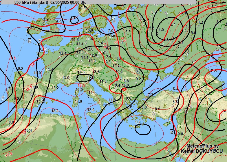 850 hPa